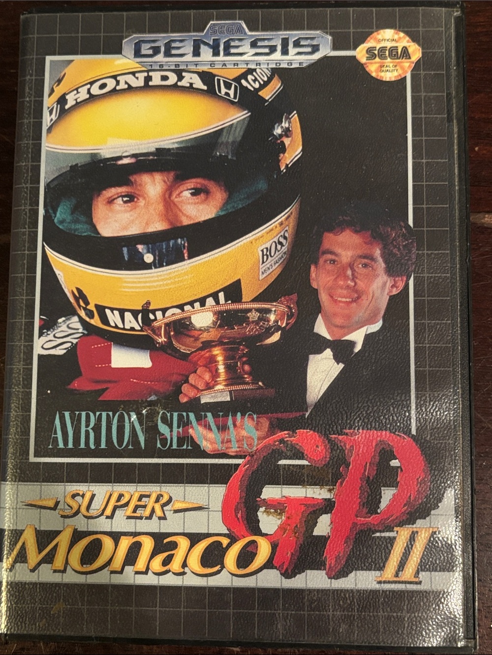 Sega Genesis - Ayrton Senna's Super Monaco GP II (Yellow)
